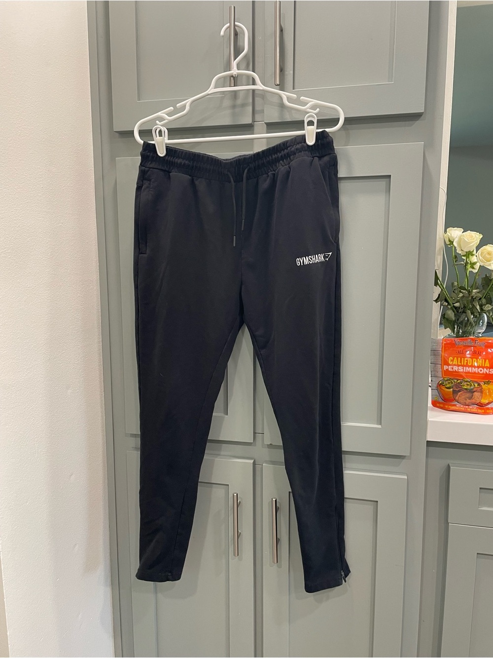 Gymshark Men's Black Tapered Joggers
